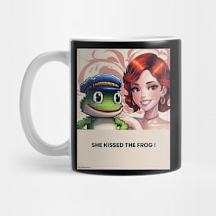 she kissed a frog Mug